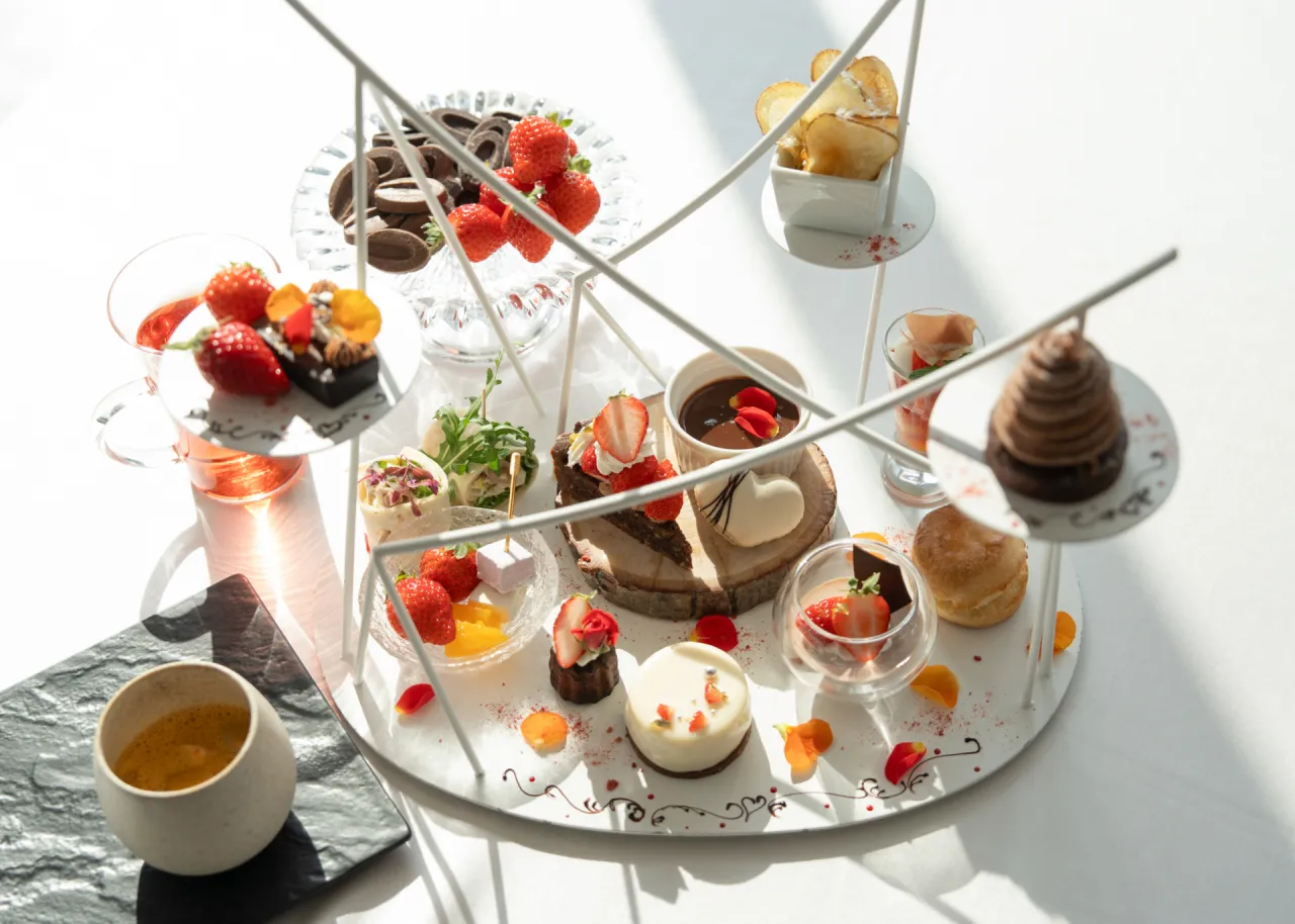 苺とチョコレートアフタヌーンティー