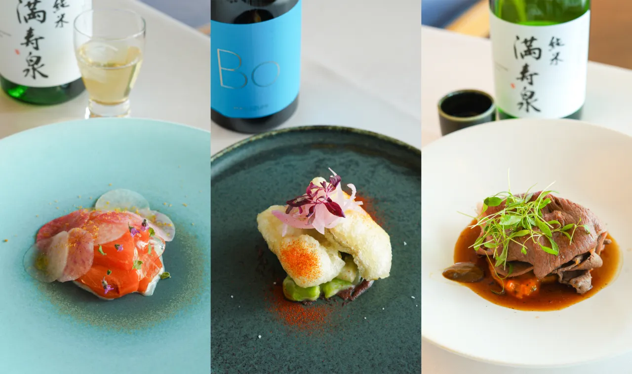 満寿泉  コラボディナー ペアリング