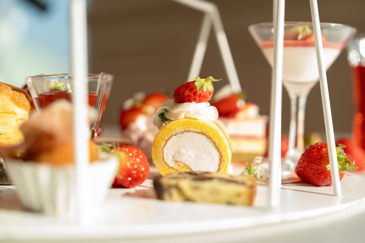 イチゴのアフタヌーンティー