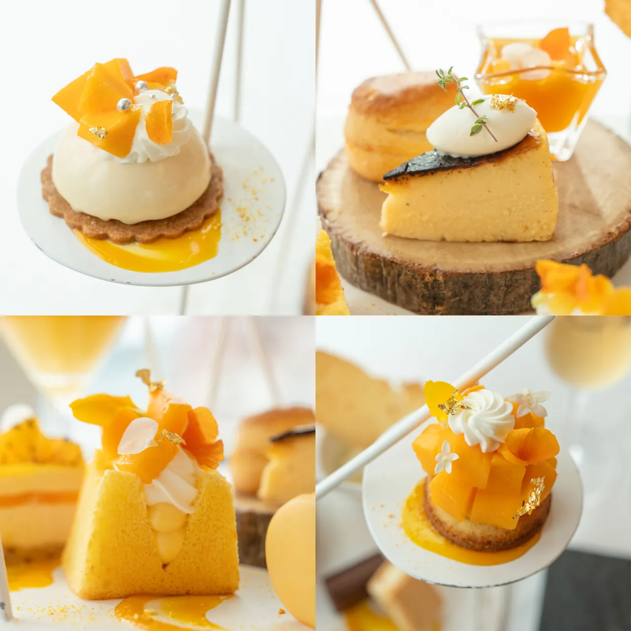 マンゴーとオレンジスイーツ