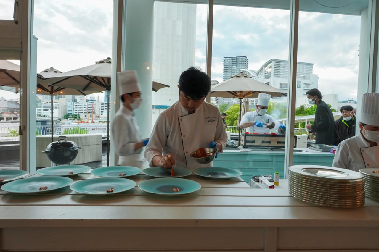 オーシャン×相楽園　コラボディナー　木村シェフ
