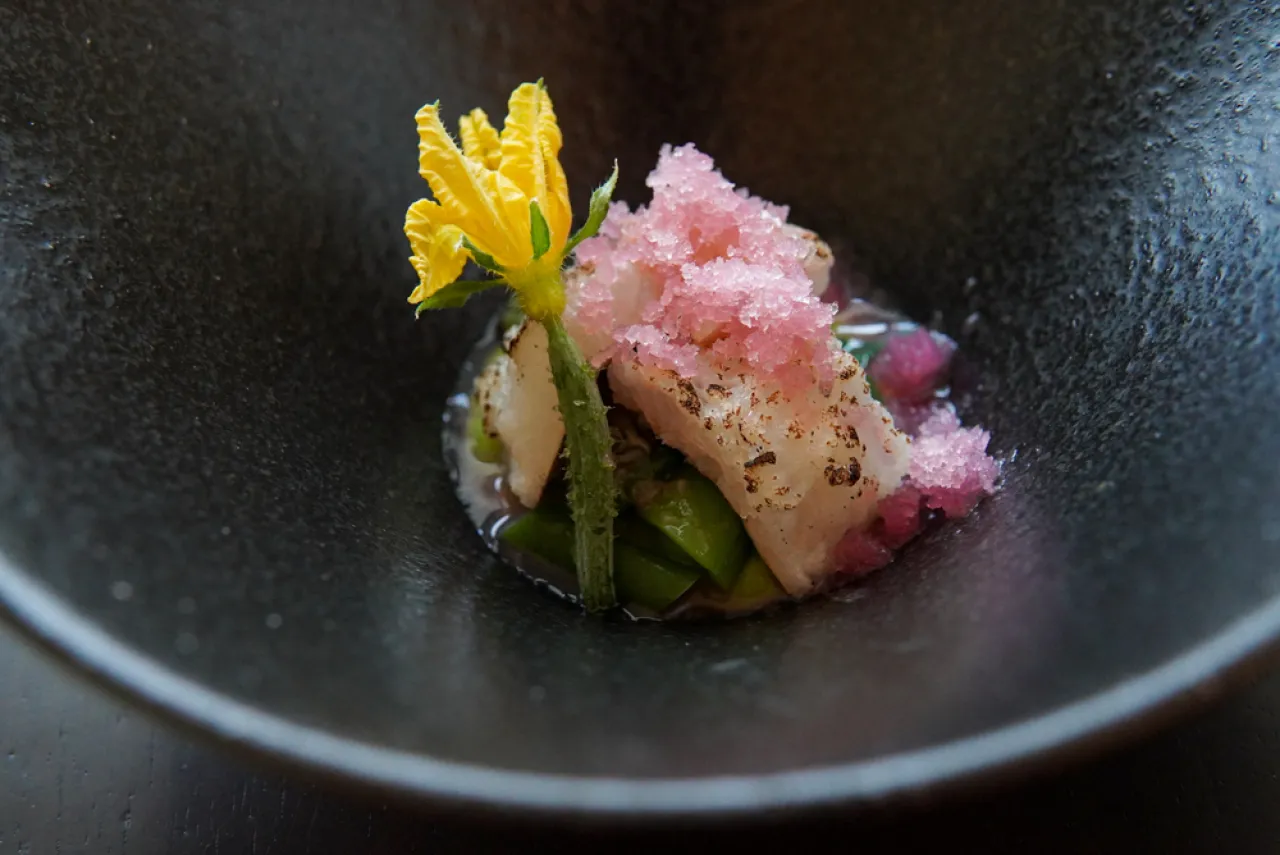 オーシャン×相楽園　コラボディナー　鱧