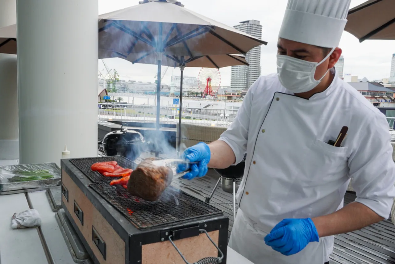 オーシャン×相楽園　コラボディナー　肉師