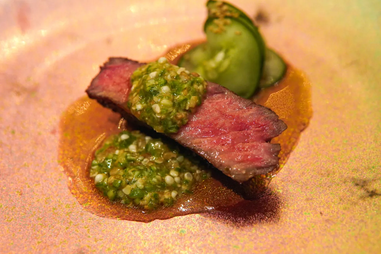 オーシャン×相楽園　コラボディナー　メイン肉