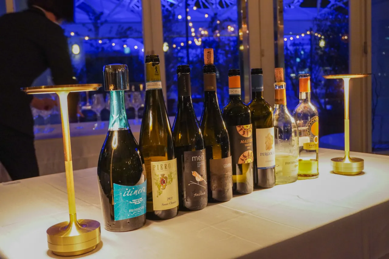 オーシャン×相楽園　コラボディナー　ワイン